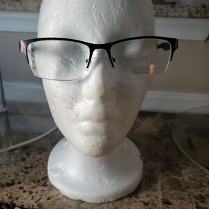 Flowers By Drew Barrymore Brown Wood Marble Design Readers +2.50 Eyeglasses